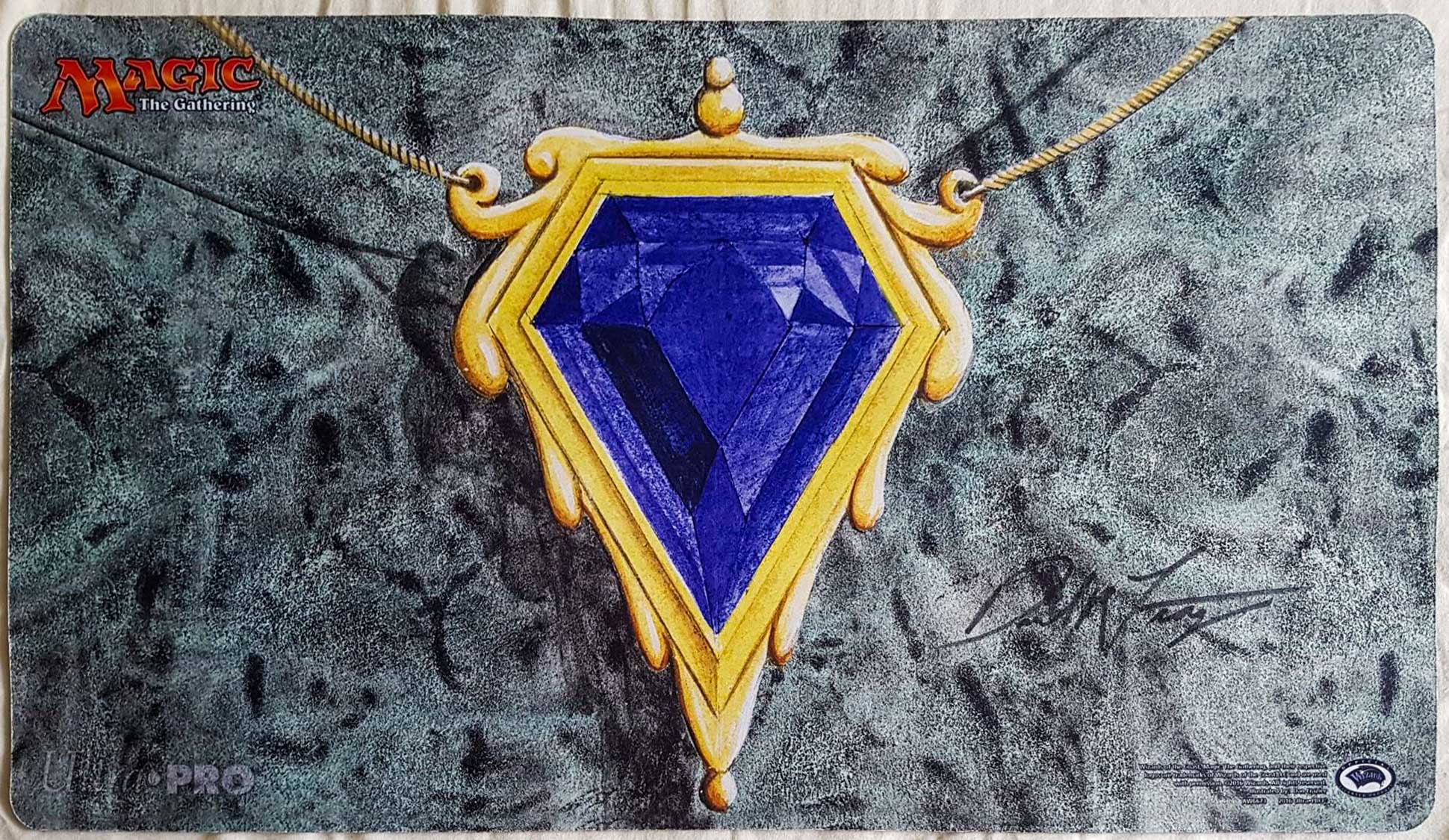 Mox Sapphire [Magic Logo Version] - Dan Frazier - Signed by Artist