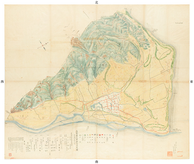 長野県北第拾壱大区図 明治12年 (1879)－ 明治・大正・昭和 － 上田古