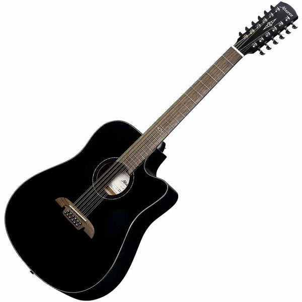 Alvarez-AD60ce-12-String-Black