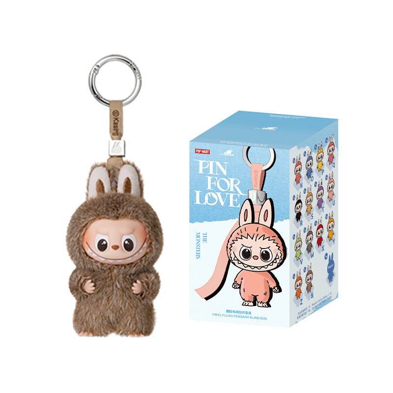 POPMART Mini Labubu PIN FOR LOVE SERIES-Vinyl Plush Pendant Blind