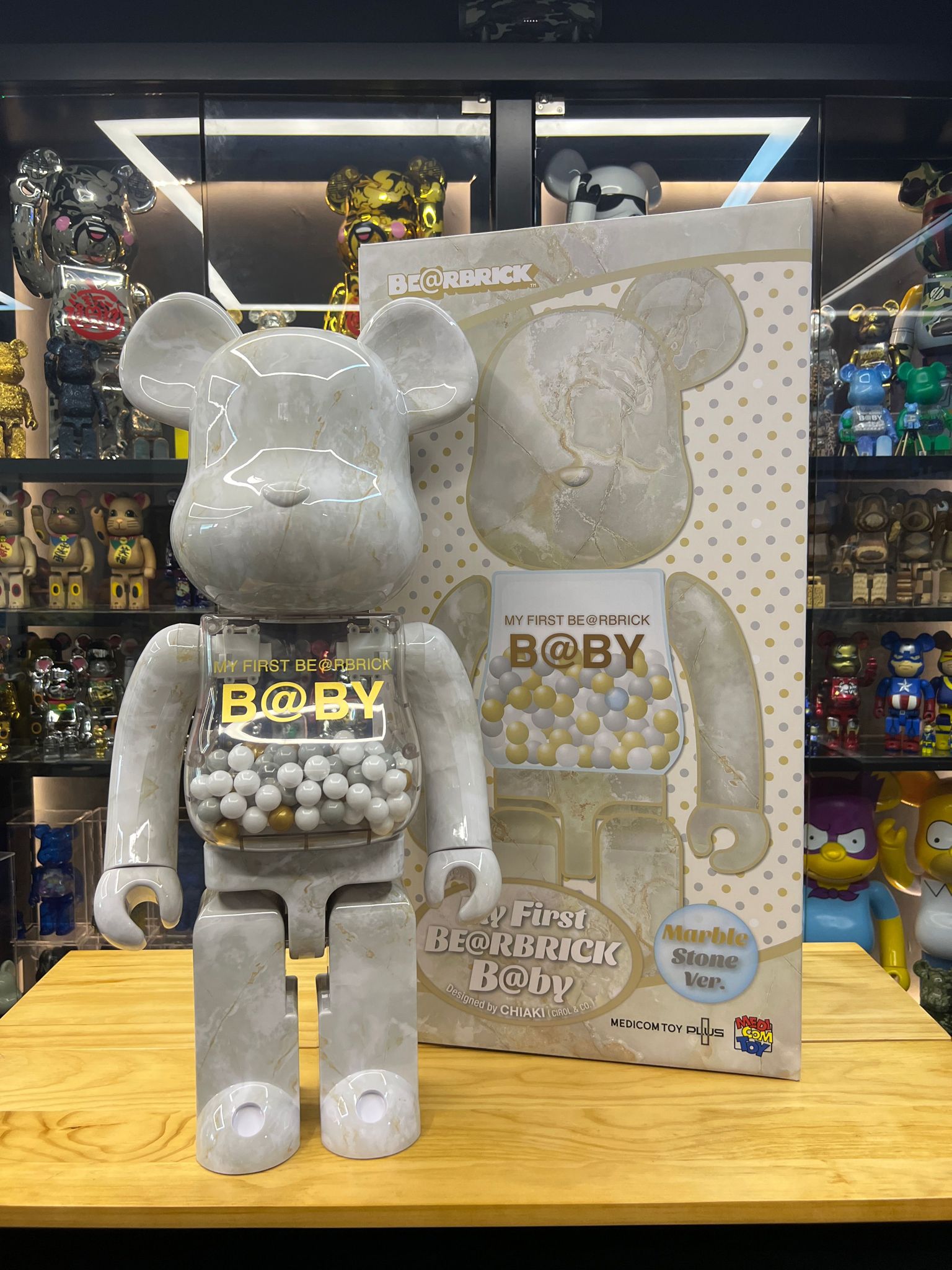 MY FIRST BE@RBRICK B@BY MARBLE Ver. MY FIRST BE@BRICK MARBLE Ver 100％