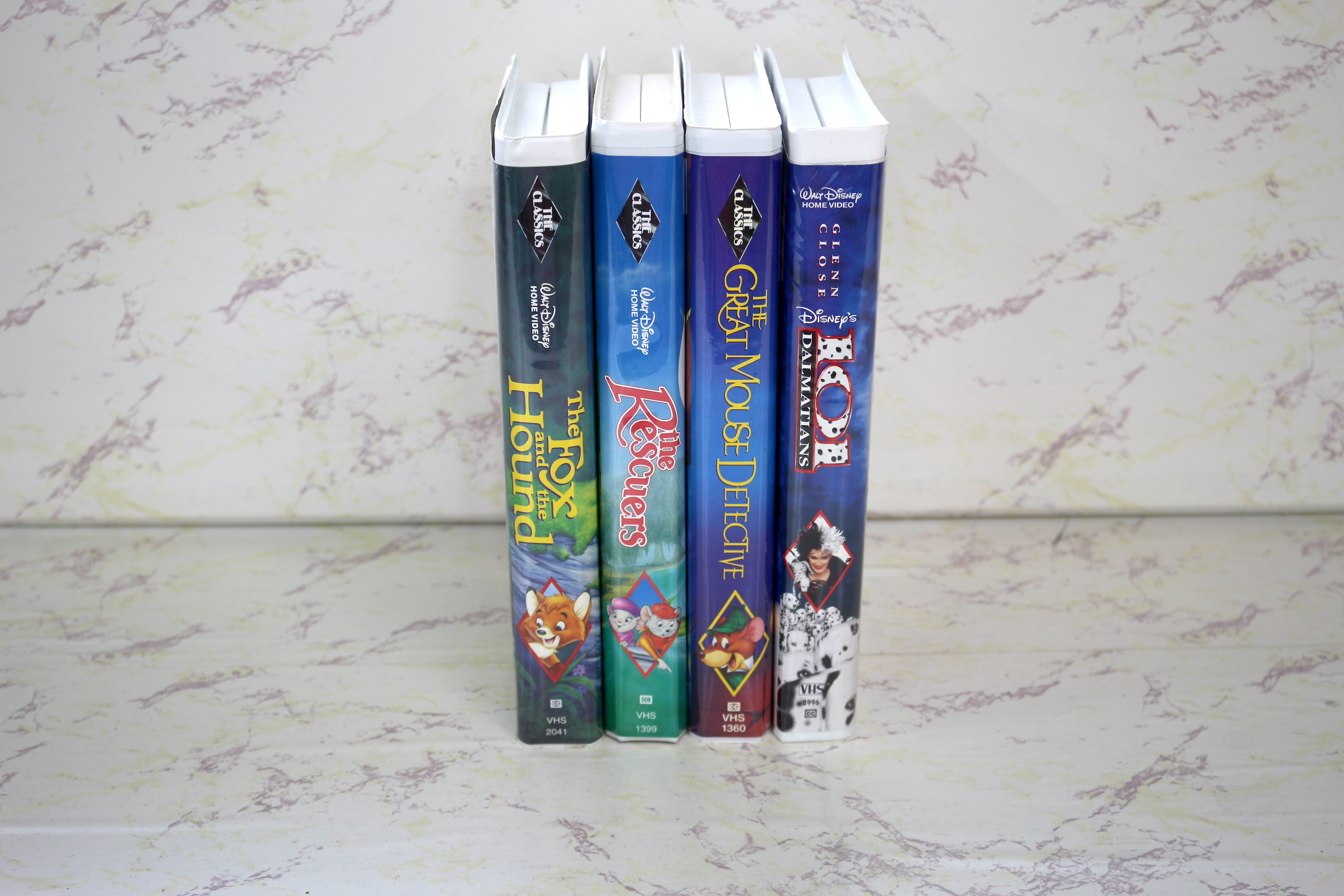 Disney VHS Movie Bundle – 101 Dalmatians, The Great Mouse