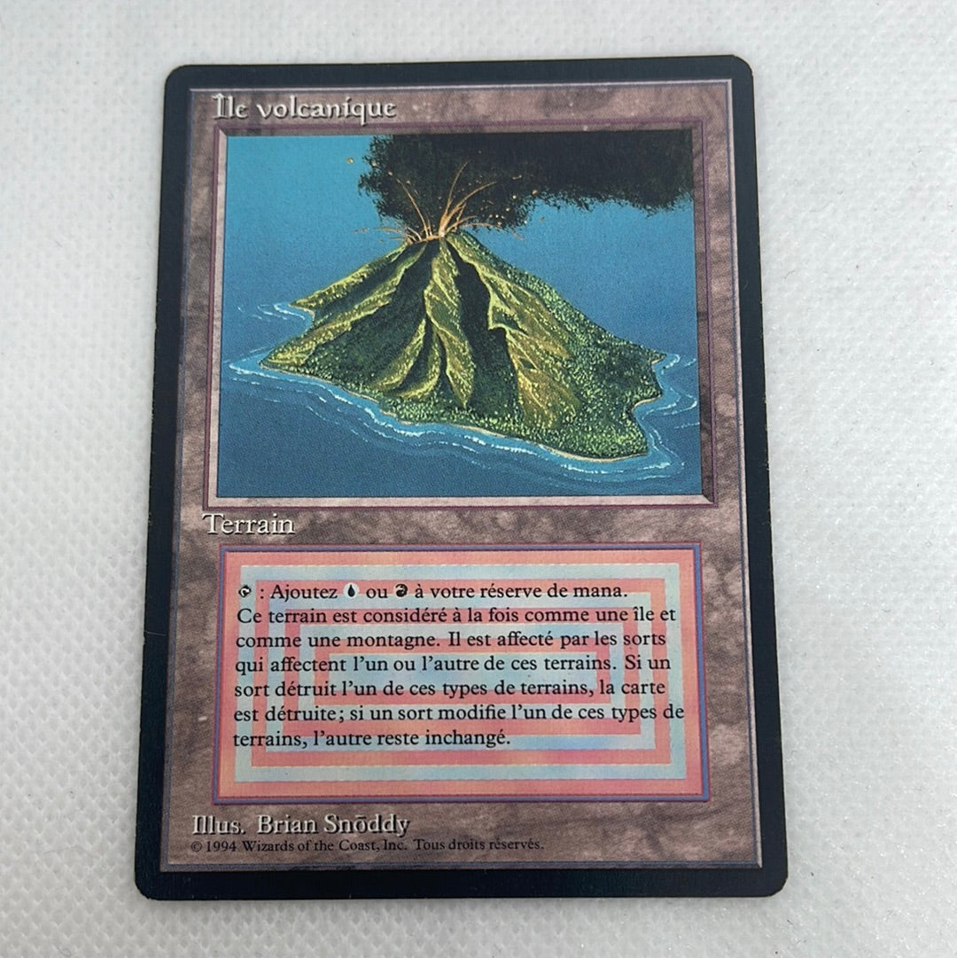 mtg Volcanic ドイツ語 黒枠 FBB サイン入り mtg Volcanic island