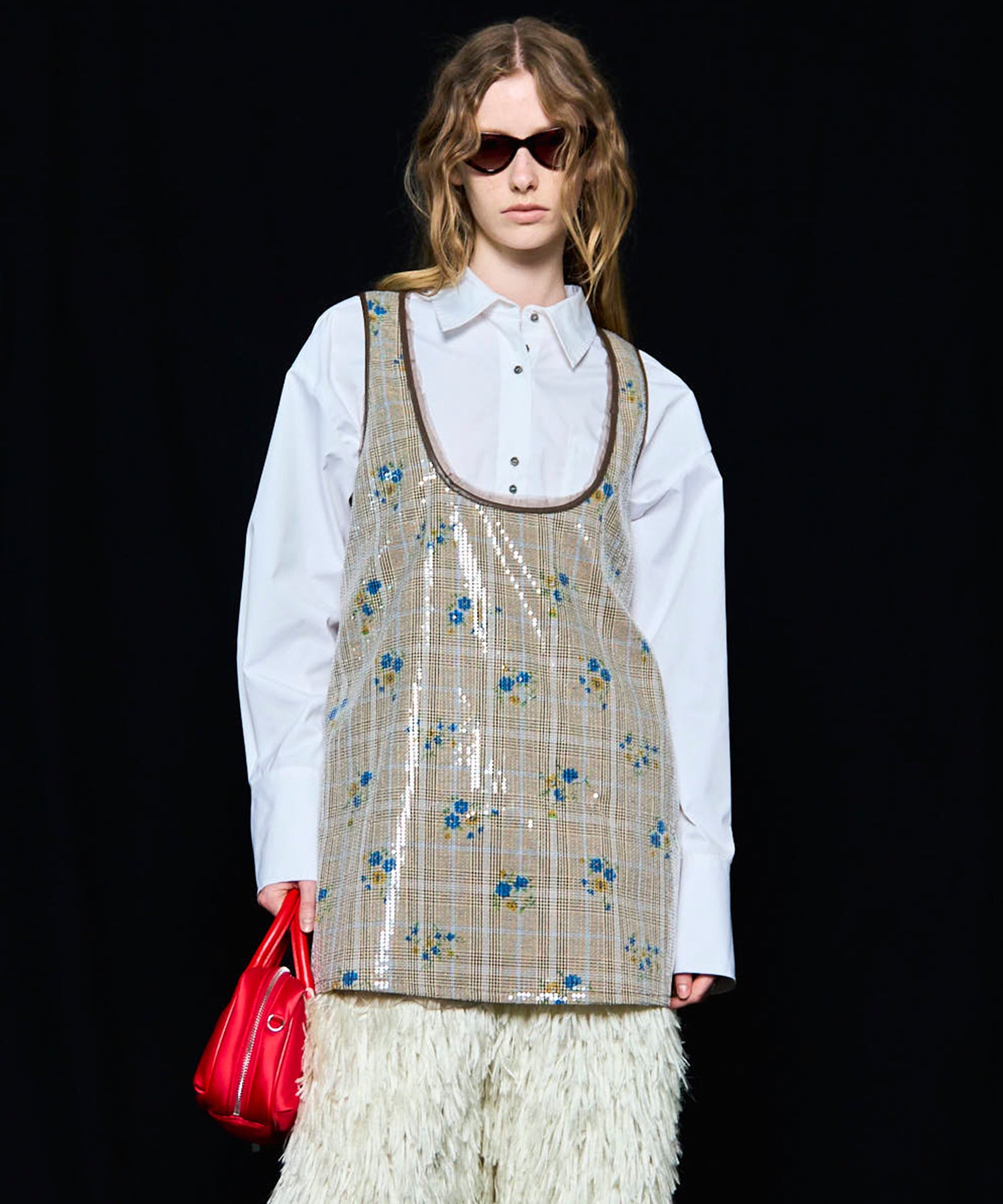 SALE】Multi Fabric Tunic