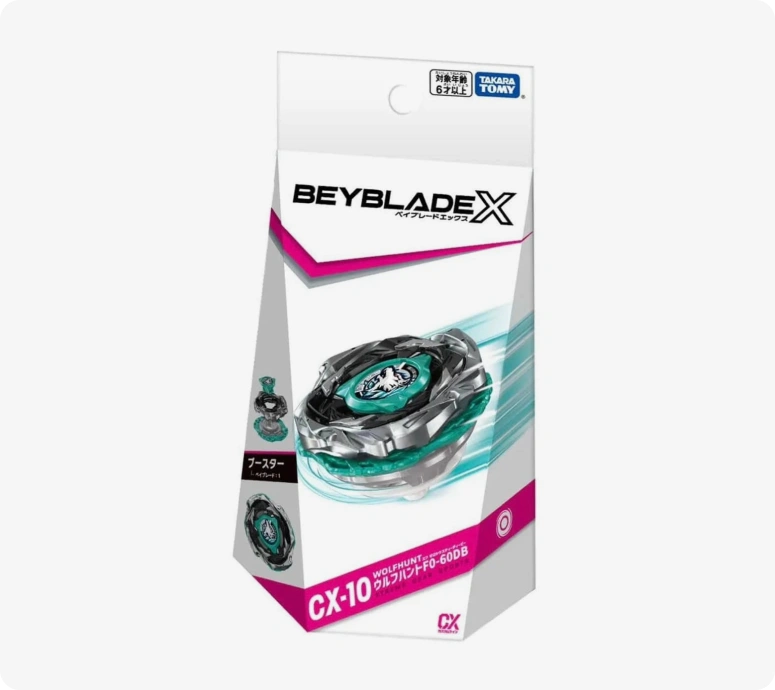 Takara Tomy Beyblade X CX-10 Wolf Hunt F0-60DB – Mall Of Toys