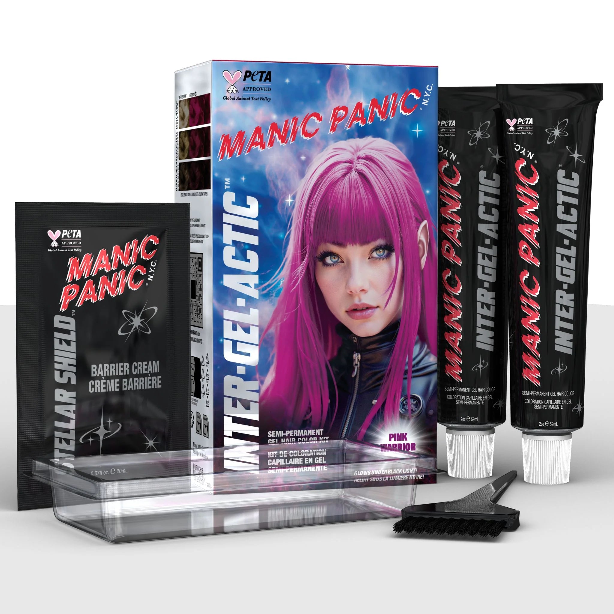 Pink Warrior™ – Inter-GEL-actic™ Hair Color Kit | Manic Panic