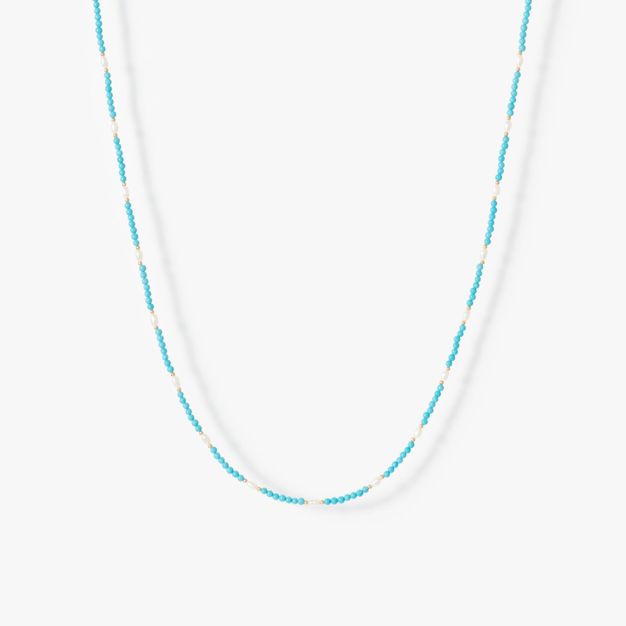 MARIHA(マリハ) 夢のかけら ネックレス ターコイズ×オーバルパール