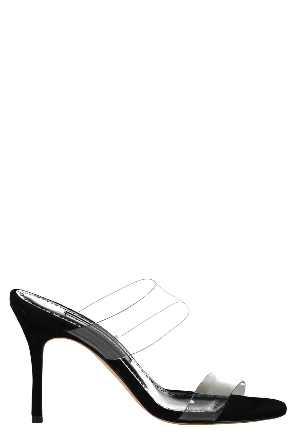 Scolto Mule - Black | MANOLO BLAHNIK – Marissa Collections