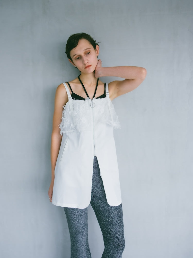 Fluffy Layered Zip Top｜レイヤードジップトップ – MARTE