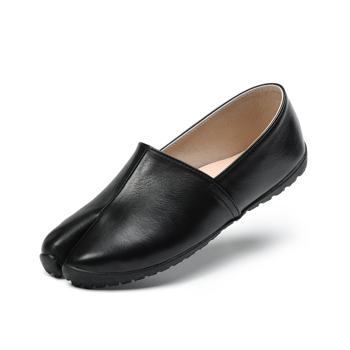 コンフォートな足袋シューズtabiRela（たびりら）国産レザーを使用した