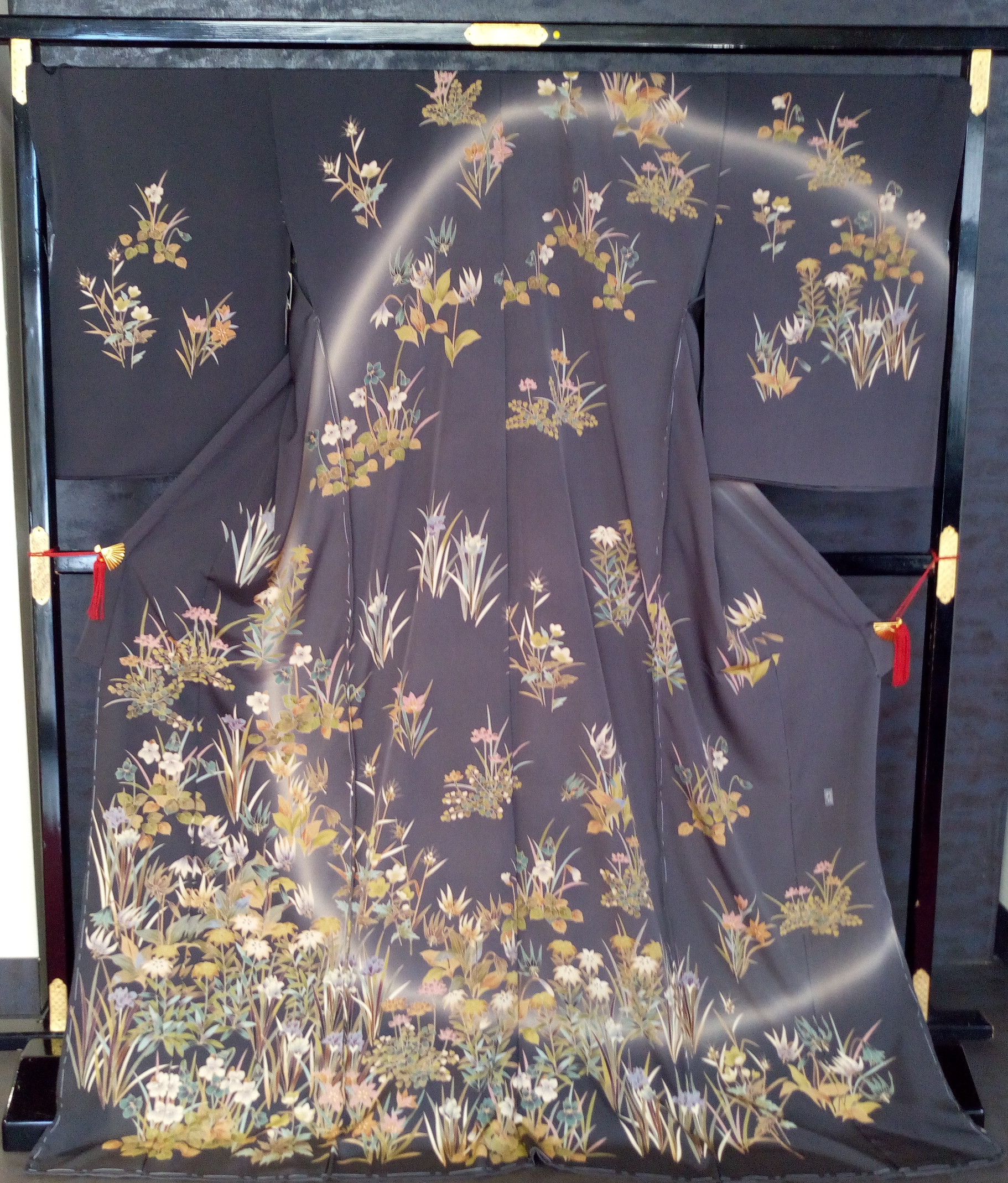 美品 田村哲彦 訪問着 フルセット 裄68 本加賀友禅 卒業式 入学