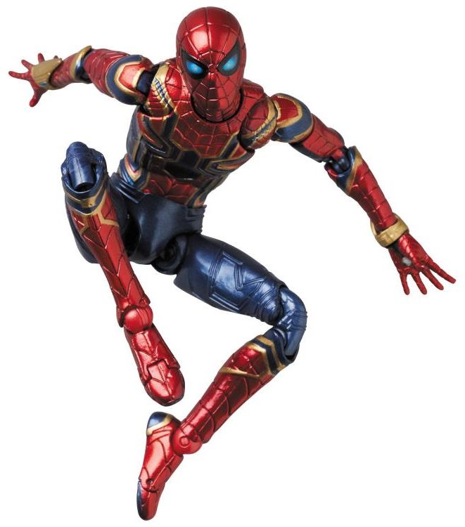 MAFEX Avengers Endgame Iron Spider Figure & Nano Gauntlet Photos