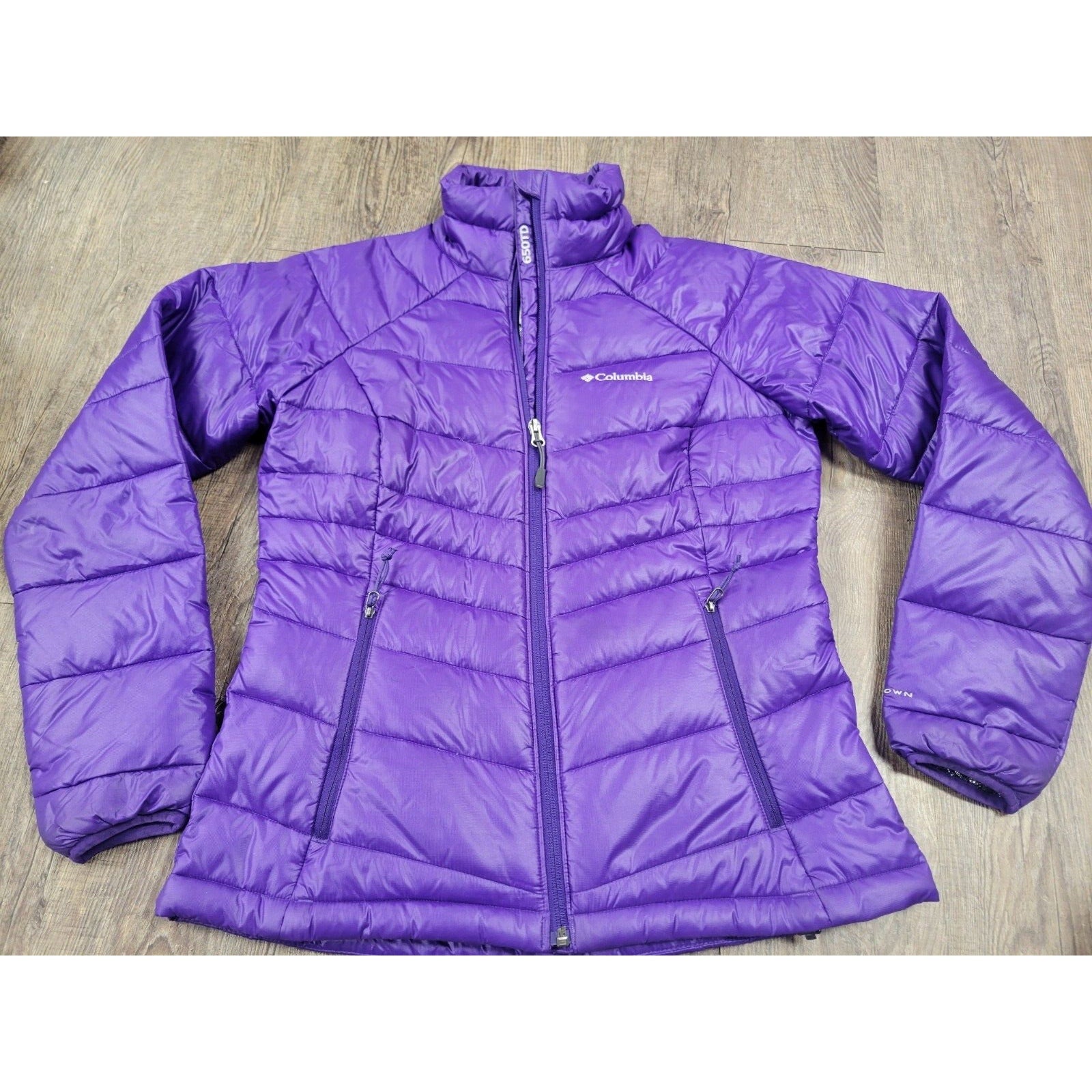 Columbia Turbo Down 650TD Purple Insulated Warm Winter Coat