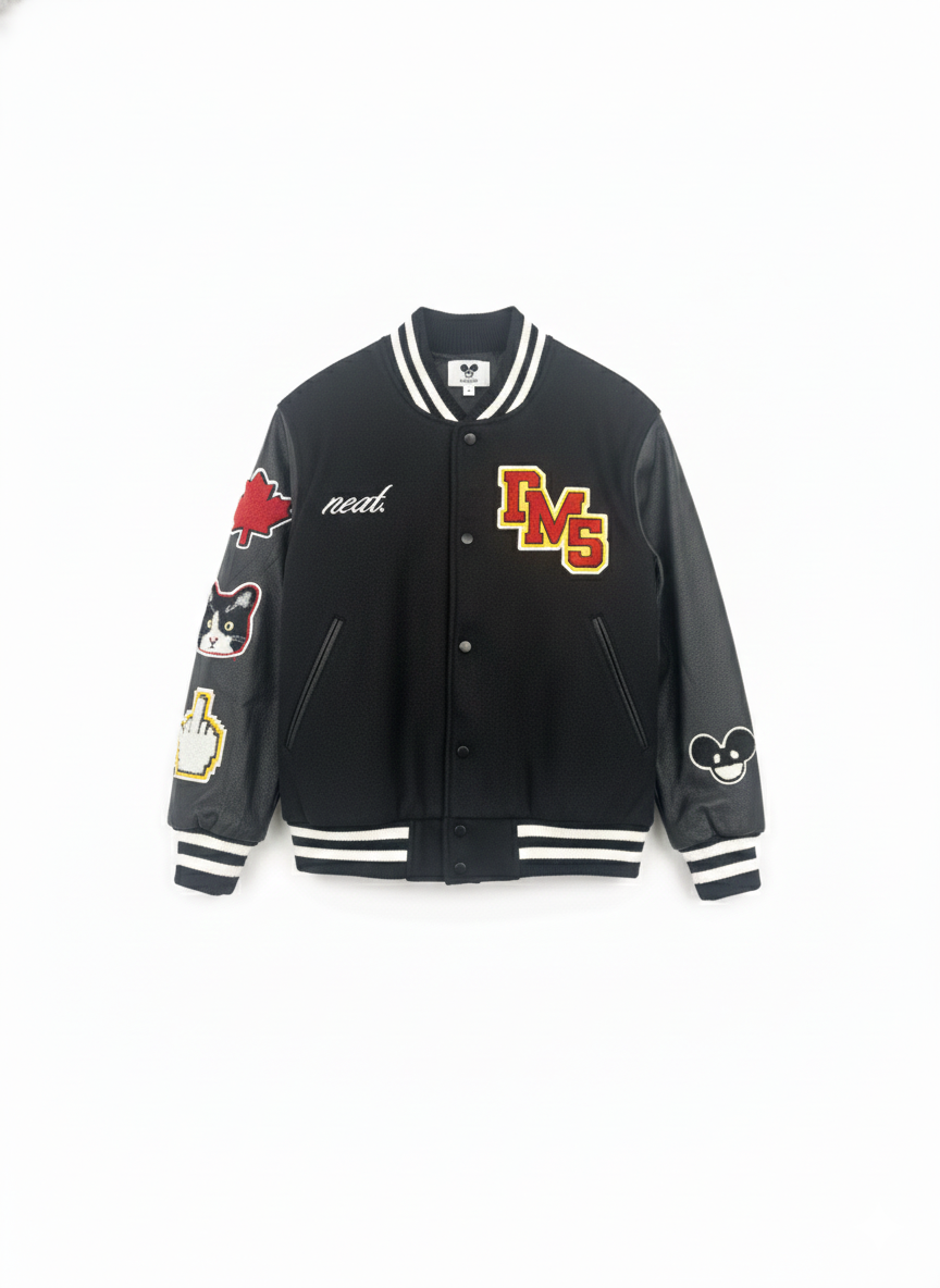 Leather Varsity Jacket