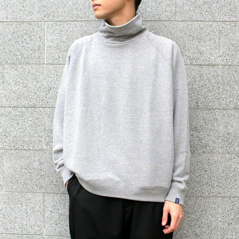 Graphpaper] LOOP WHEELER for Graphpaper High Neck Raglan Sweat