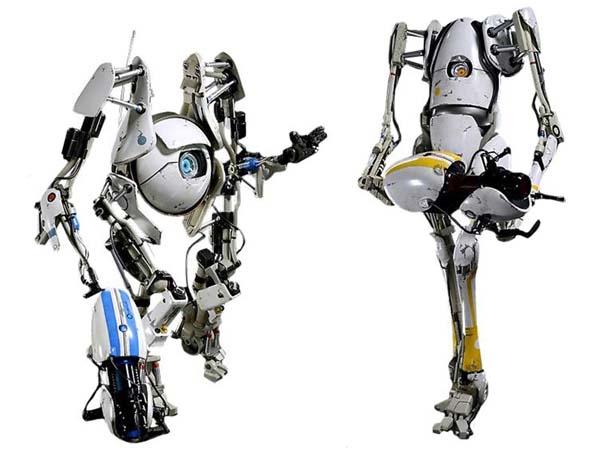Portal 2 Atlas & P-Body Action Figures | Gadgetsin