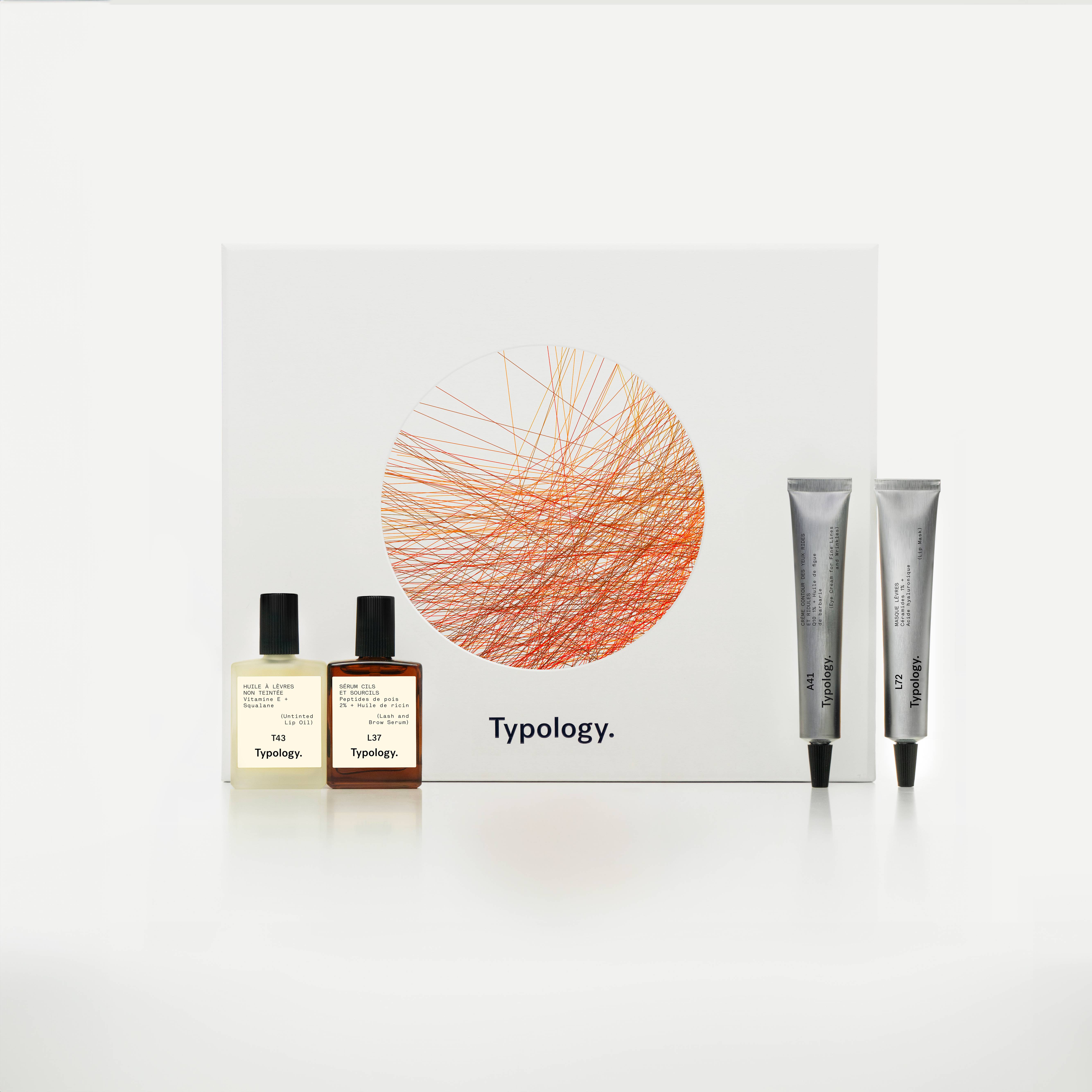 Gift Set for Eye and Lip Care — Typology