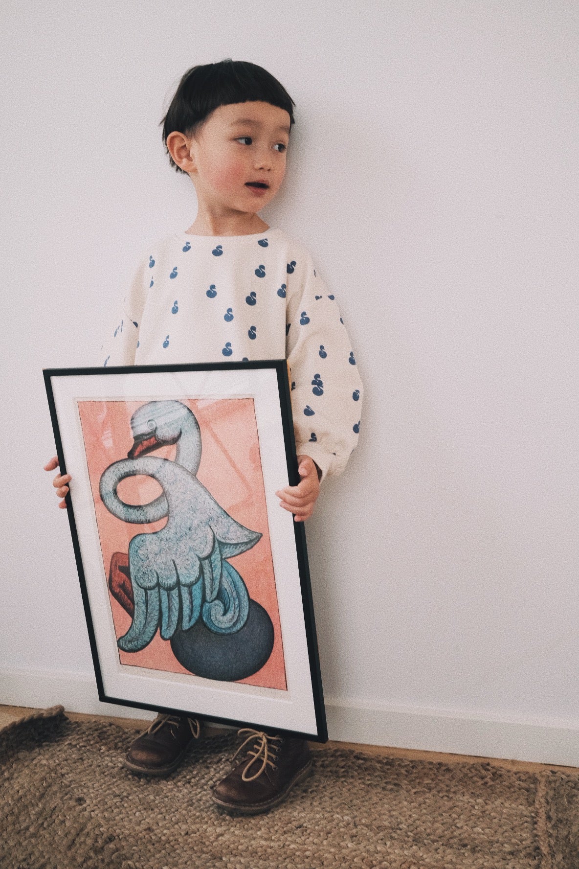 SWAN OVERSIZED SWEATSHIRT – melted butter