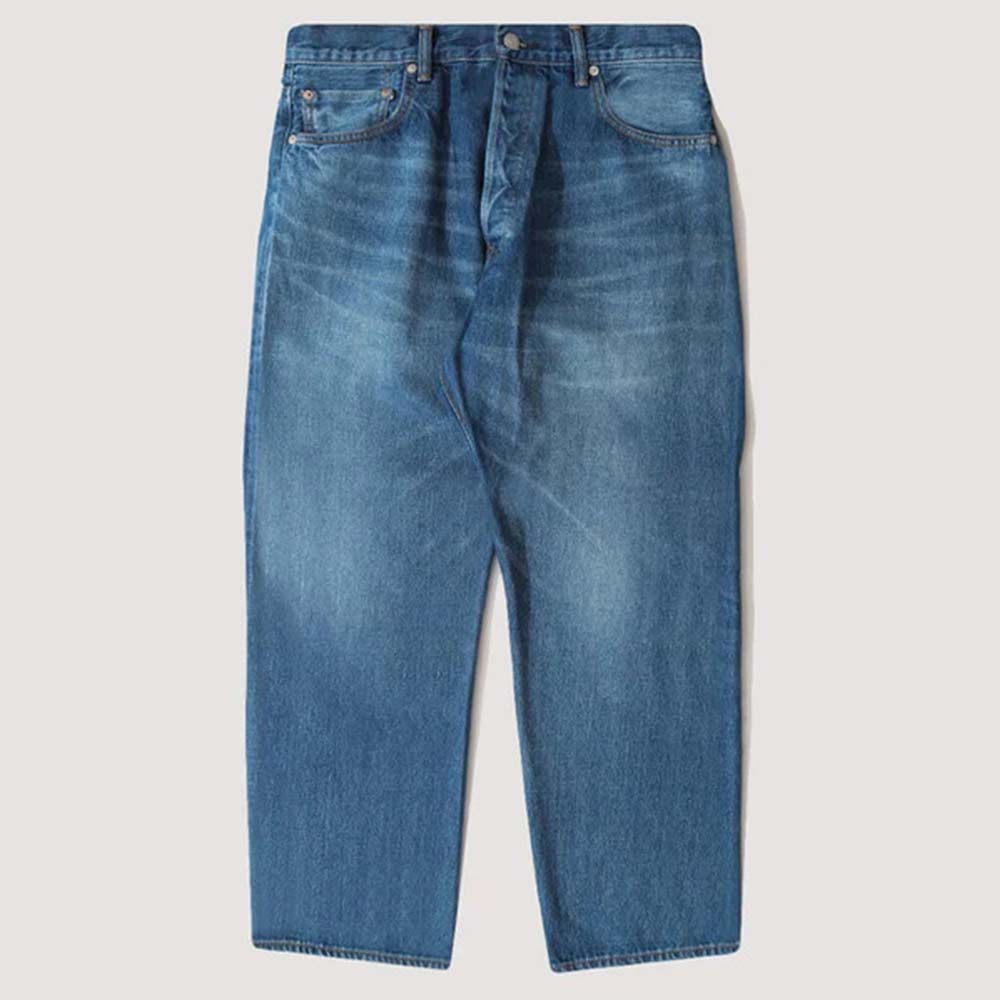 Ordinary Fits - Jeans Loose Ankle Denim Used - Blue – Merci Paris