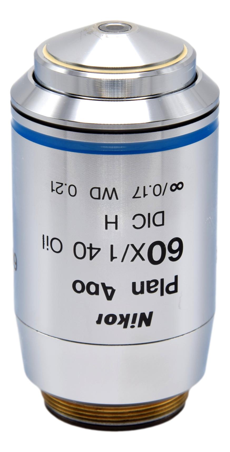 Nikon Plan Apo 60x Oil Microscope Objective – Microscope Central