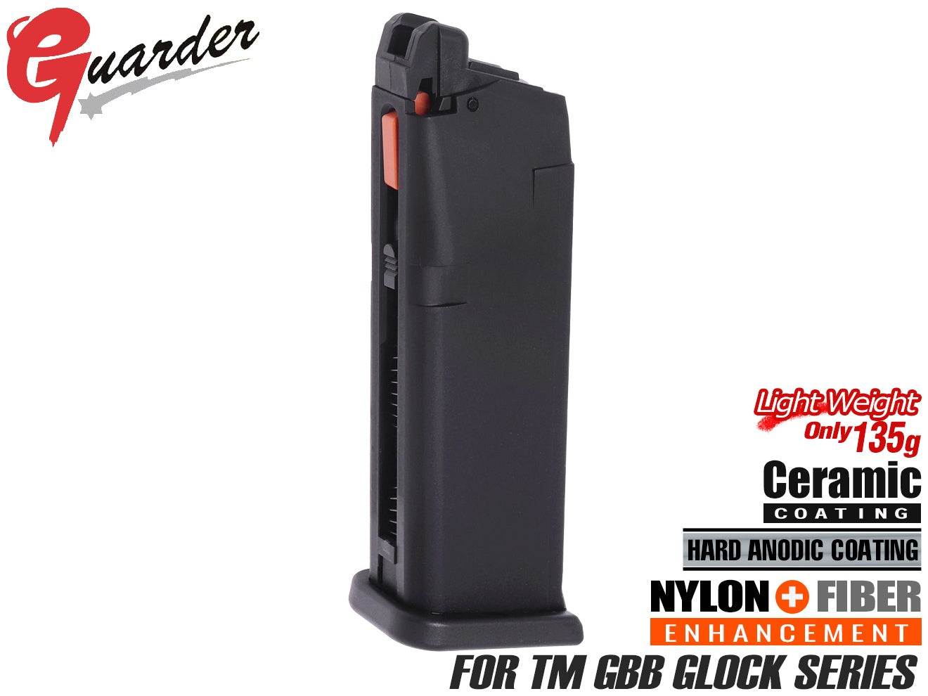 GUARDER ライトウェイト アルミマガジン G19 for マルイ G19 Gen3/Gen4