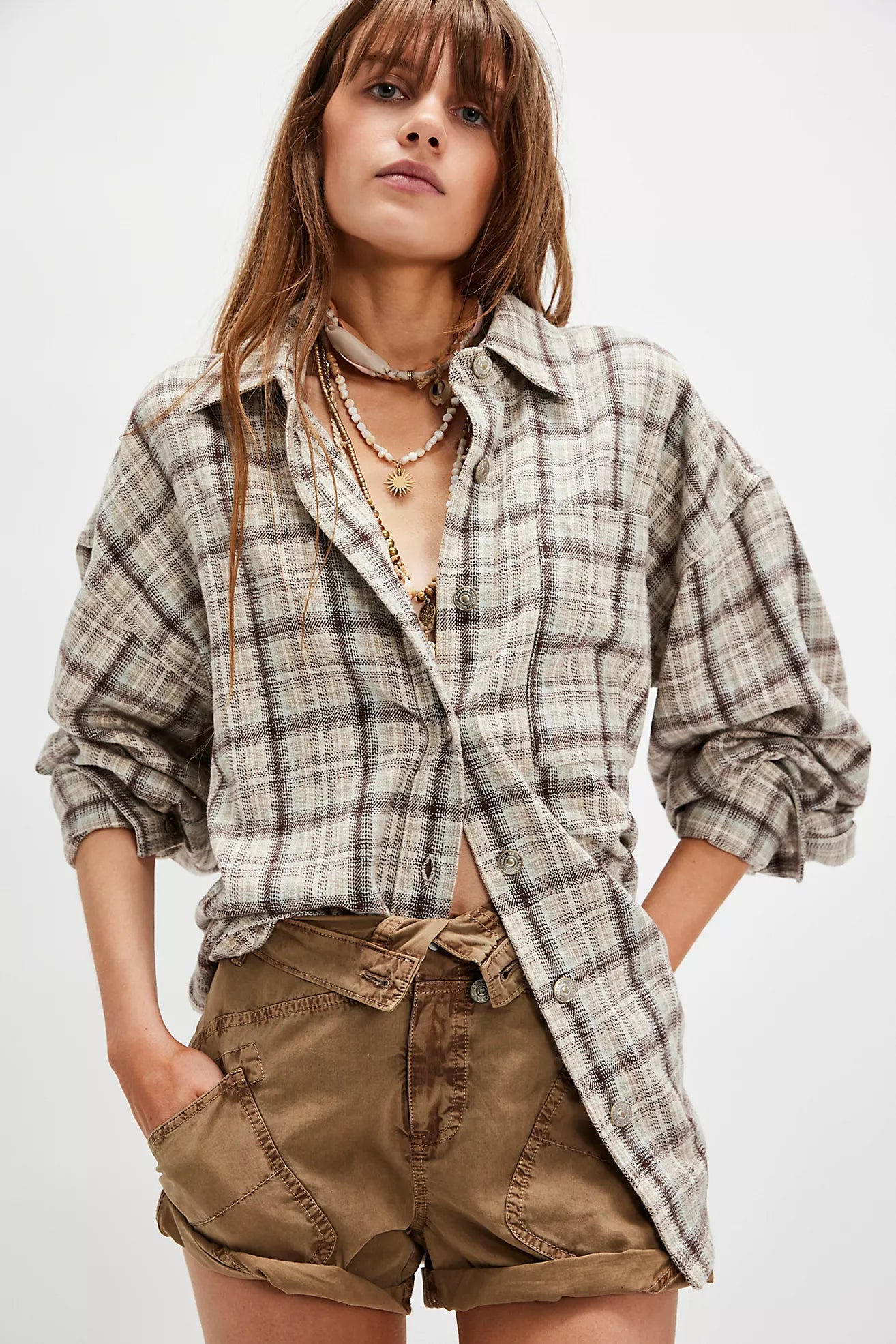 Ashley Plaid Shirt – Minky Mink