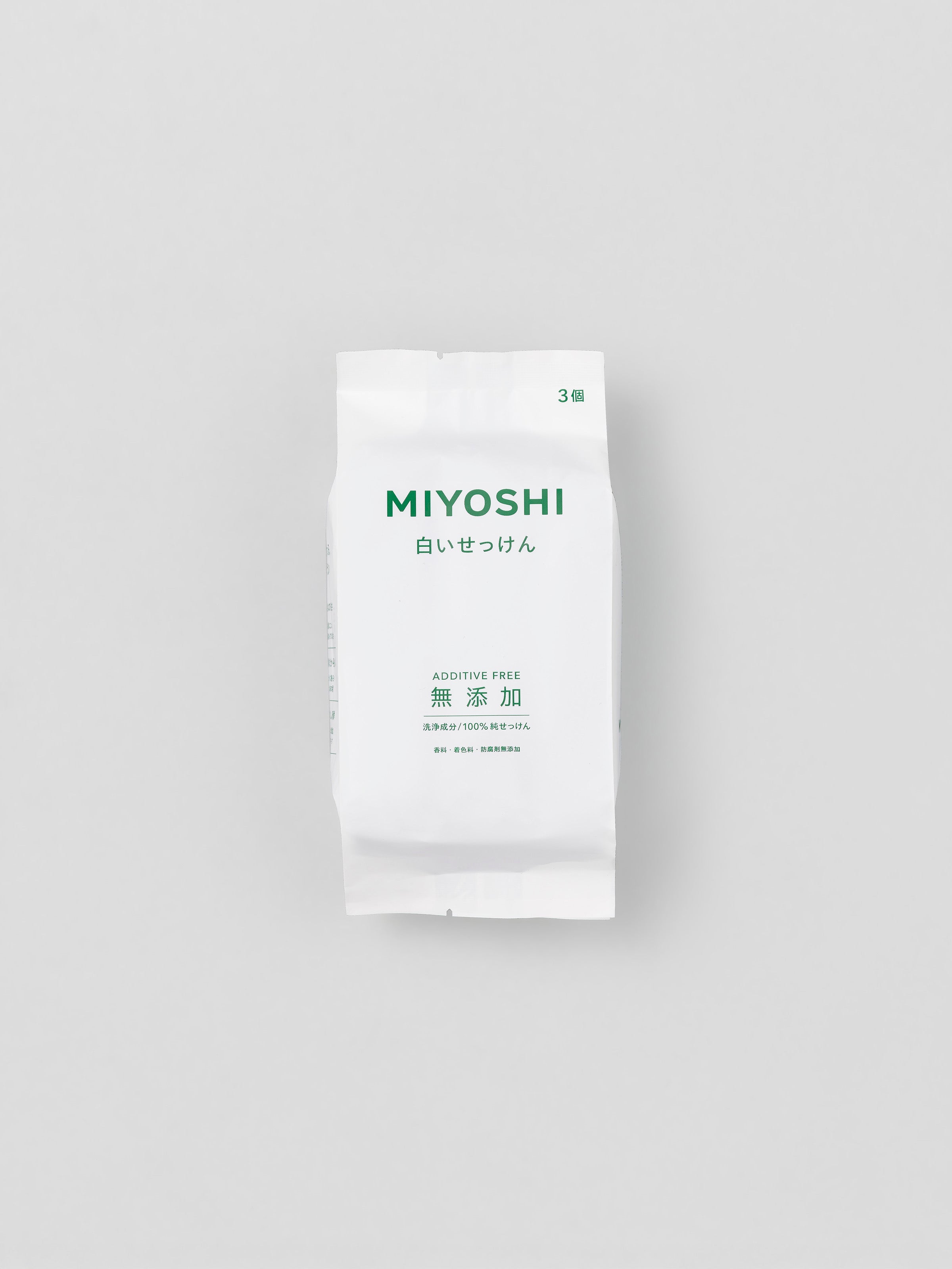 白いせっけん 3P(108g × 3) | MIYOSHI 公式オンラインストア | 無添加