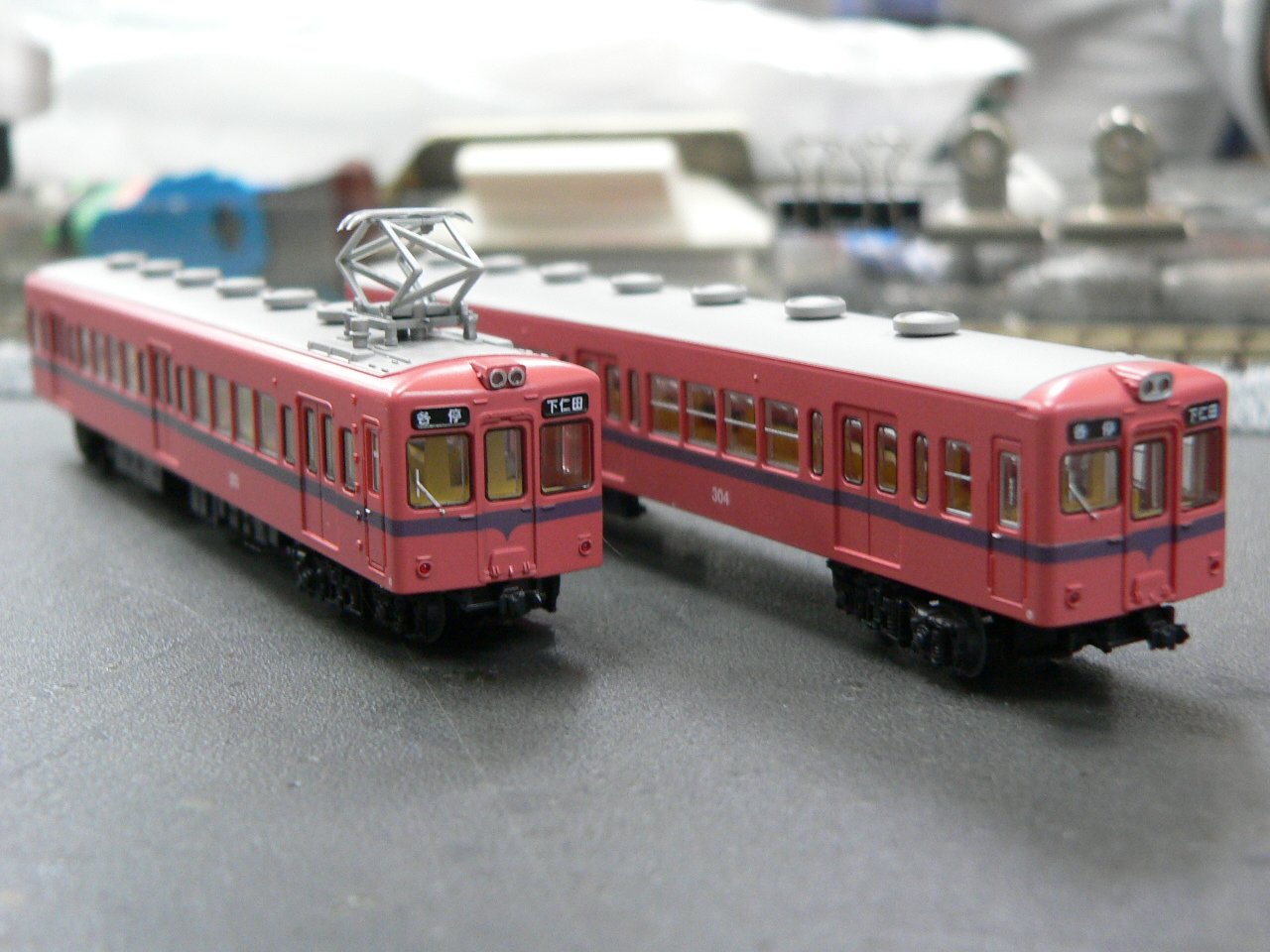 トミーテックの鉄コレ第18弾シークレットの上信電鉄デハ203＆クハ