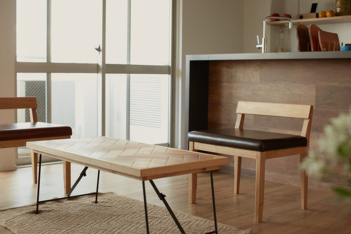 ヘリンボーン 折り畳みテーブル – mokune