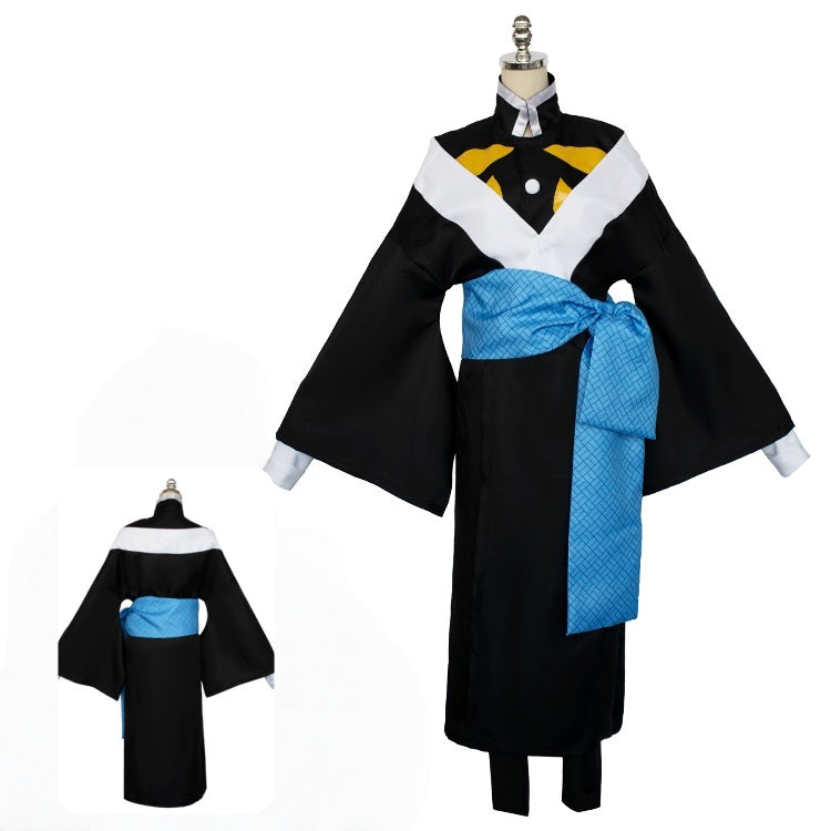 Monenjoy 鬼滅の刃 獪岳 和服 浴衣 コスチューム 上弦の陸 かいがく