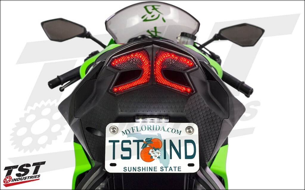 TST Industries LED Programmable Integrated Tail Light '13-'18 Kawasaki