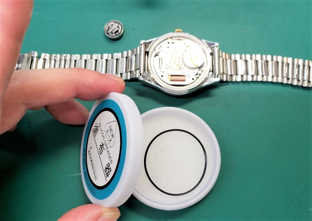 SEIKO セイコー 盲人用時計 SQBR014の電池交換