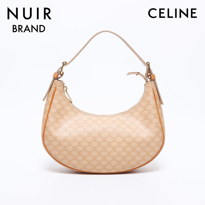 セリーヌ CELINE マカダム柄 ワンショルダー レザー ショルダーバッグ
