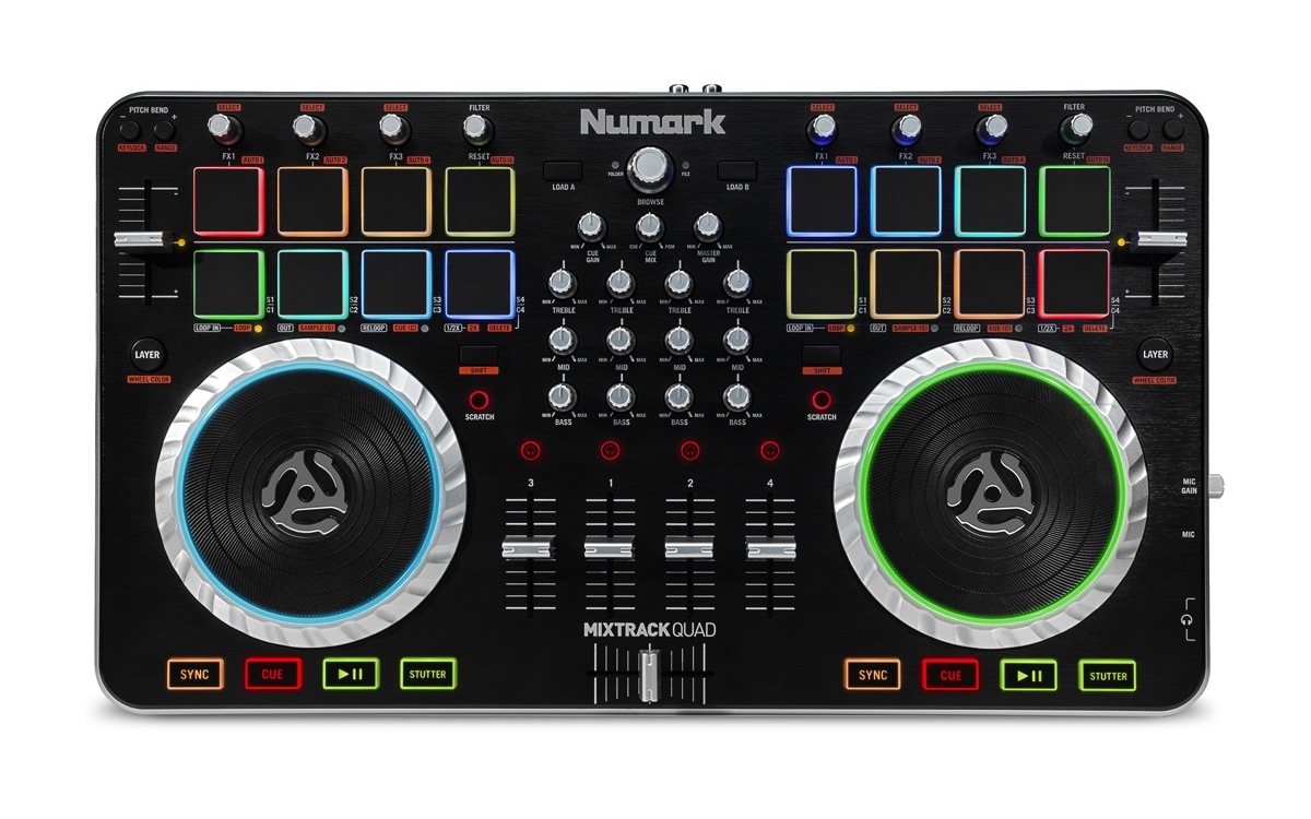 製品情報：Mixtrack Quad：Numark