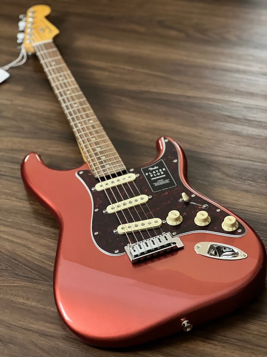 Fender Player Plus Stratocaster - Aged Candy Apple Red with Pau