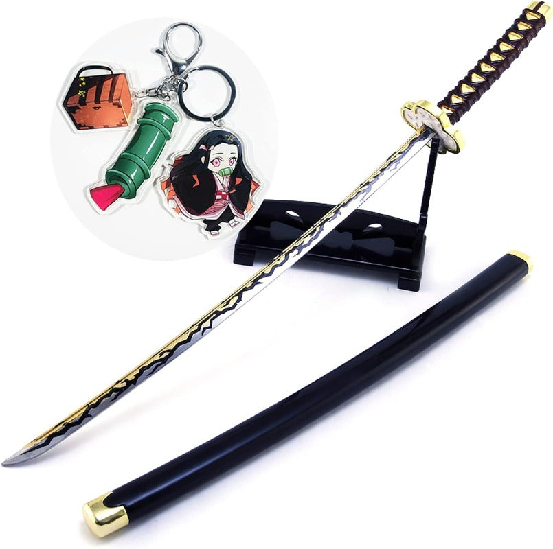 Nakorara 鬼滅の刃 獪岳 日輪刀 26㎝ ダイキャスト製 ミニチュア 武器