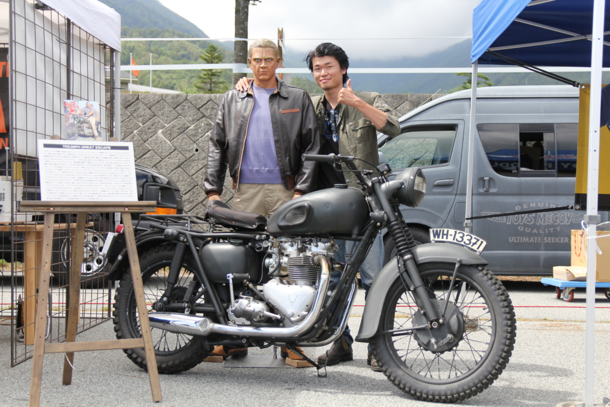 トライアンフ乗りは行くしか無い！スティーブ・マックィーンに会ってき