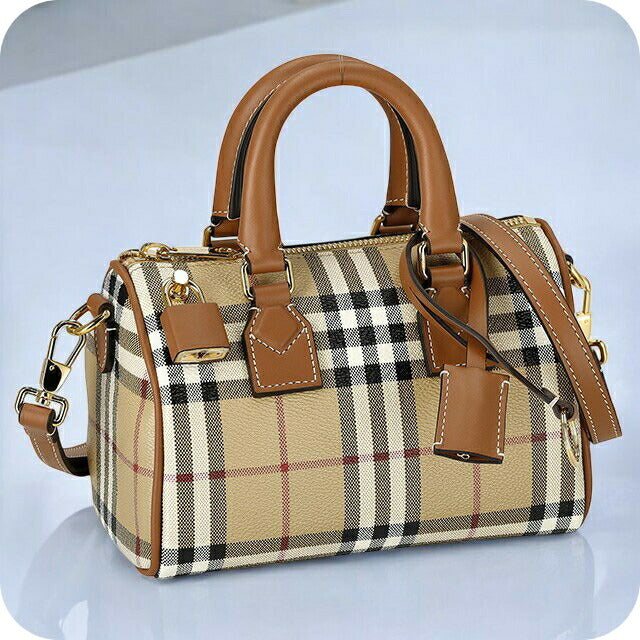 バ−バリ− ハンドバッグ レディース ブランド BURBERRY チェック