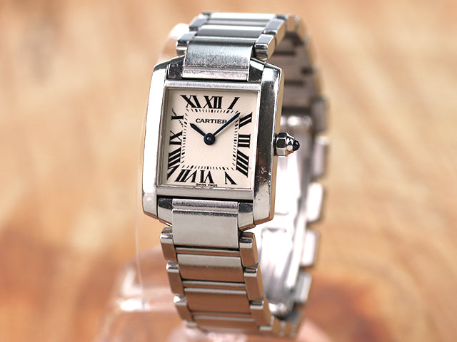 Cartier/カルティエタンクフランセーズSMのオーバーホール事例と修理