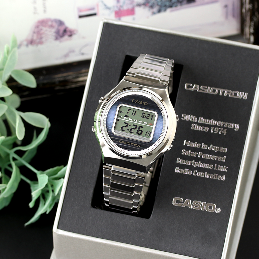 カシオ腕時計50周年記念!カシオトロン復刻限定モデル😎 – 腕時計のななぷれ