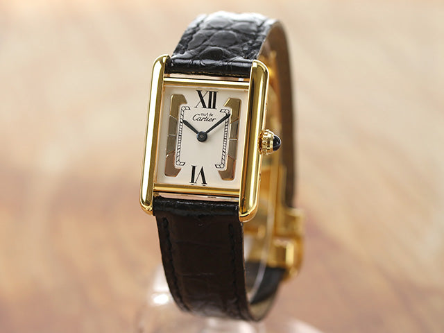 Cartier / カルティエ マストタンク ヴェルメイユのオーバーホール事例