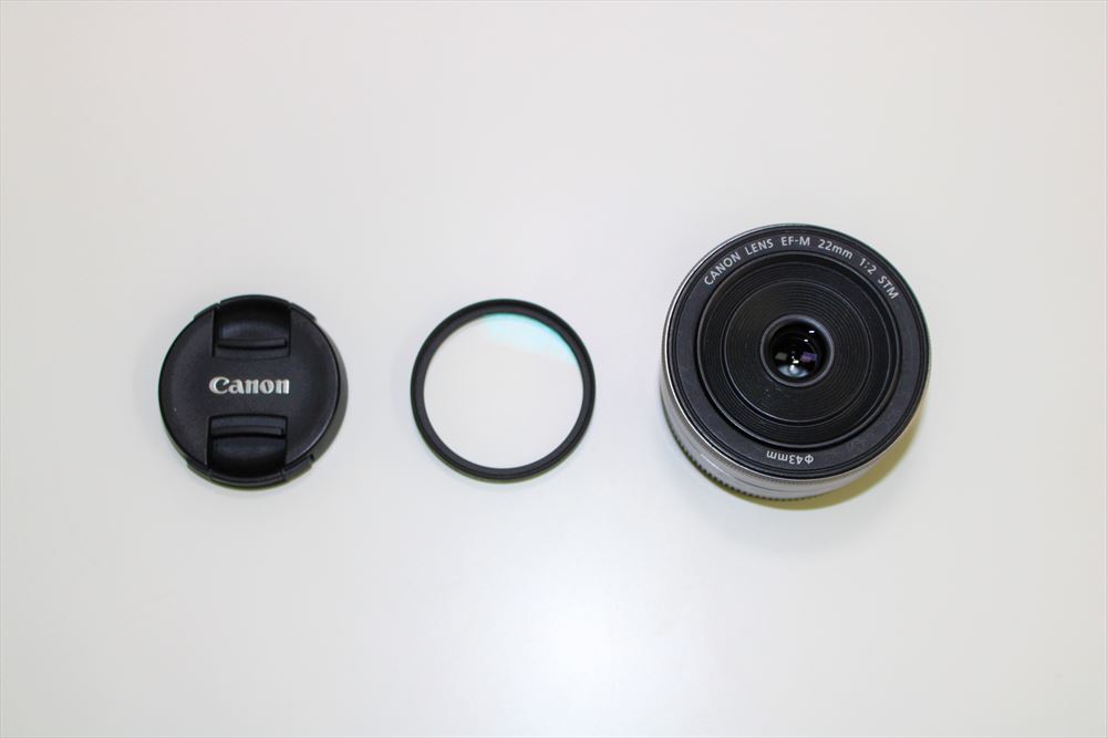 レンタル] CANON（キヤノン） EF-M 22mm F2 STM 単焦点レンズ 2泊3日～