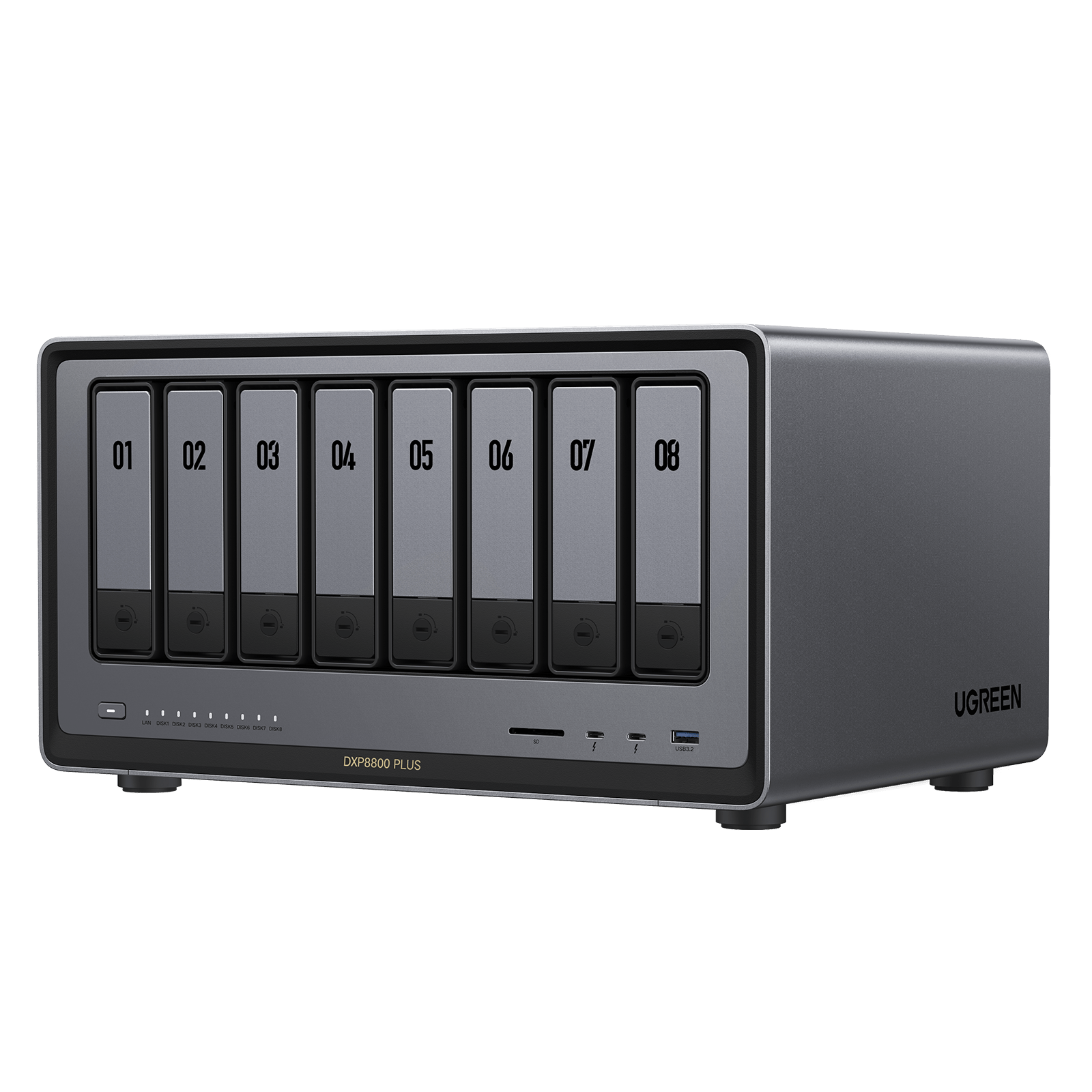 UGREEN 8-Bay NAS Server | Massive 256TB Storage & 10GbE Ports