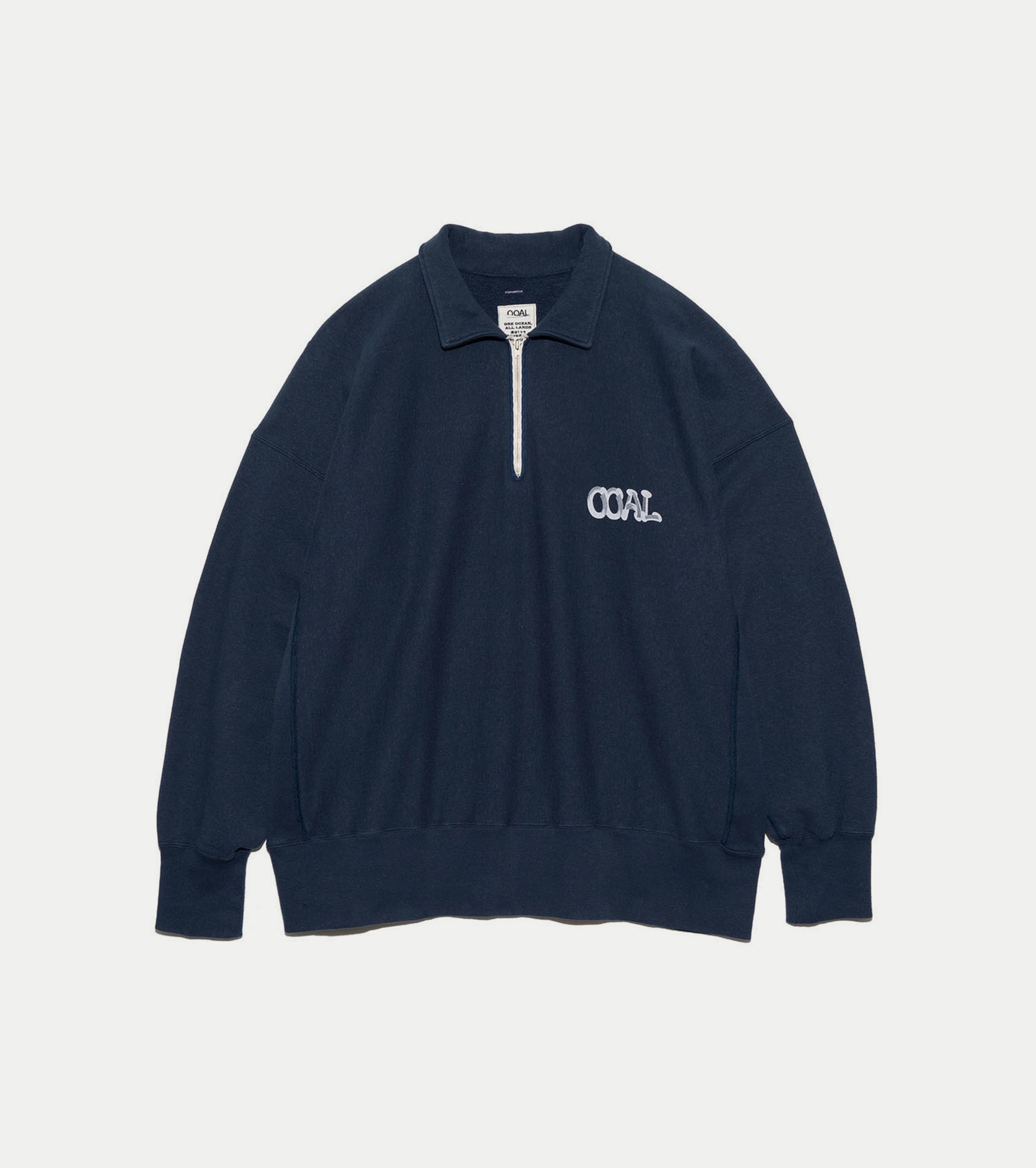 nanamica Half Zip-Up Sweat , Navy – Navyblue