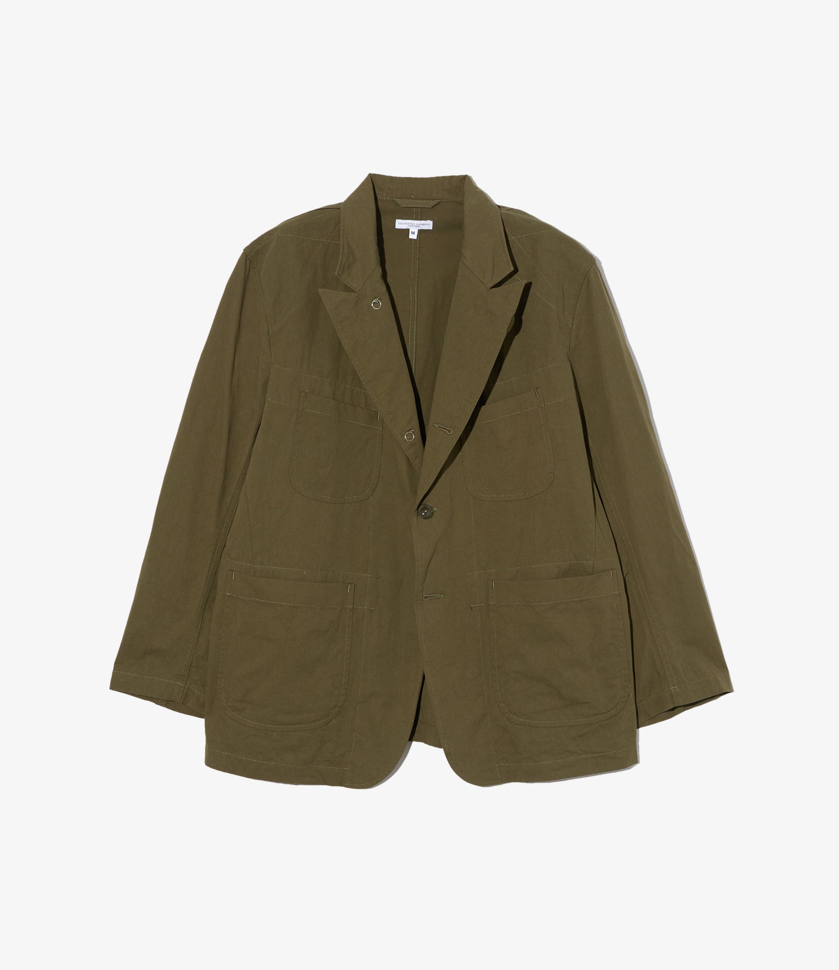 Bedford Jacket – Olive Sanded Cloth | Engineered Garments
