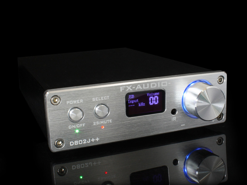 FX-AUDIO-『D802J+』フルデジタルアンプをUSB 24bit/192kHzに対応し