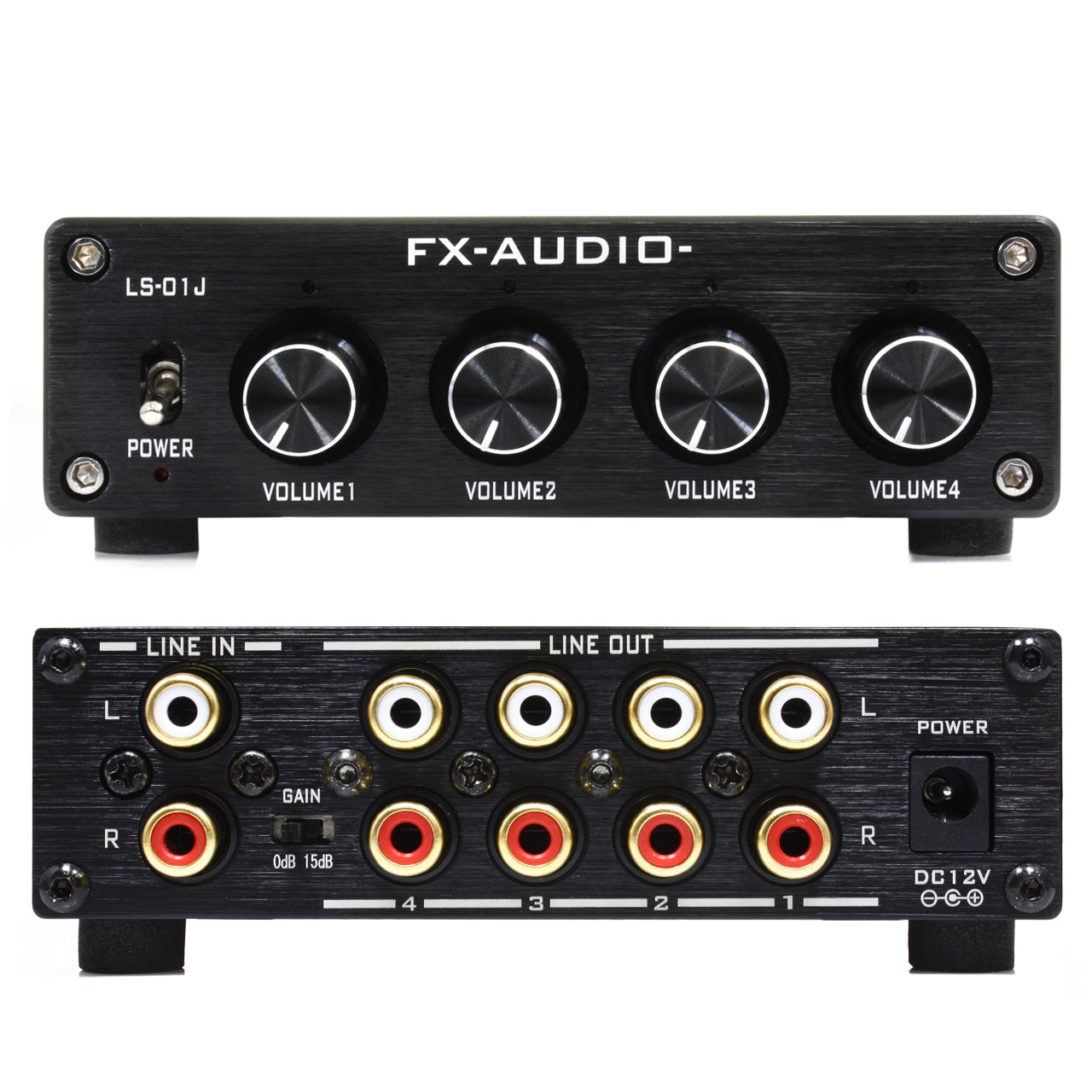 4chラインスプリッター搭載プリアンプ FX-AUDIO- 『LS-01J』を発売