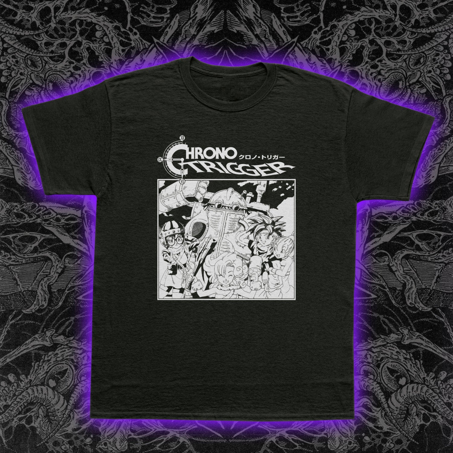 Chrono Trigger Slim Fit Tee | Occult Clothing