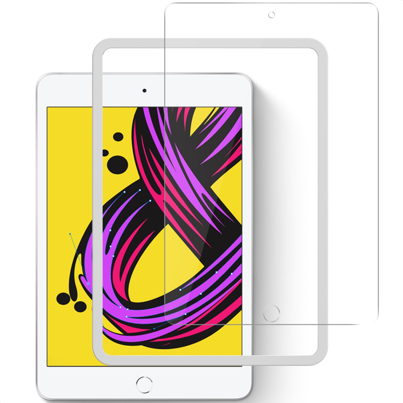 NIMASO ガラスフィルム iPad mini 4/mini 5（7.9インチ）用 高光沢