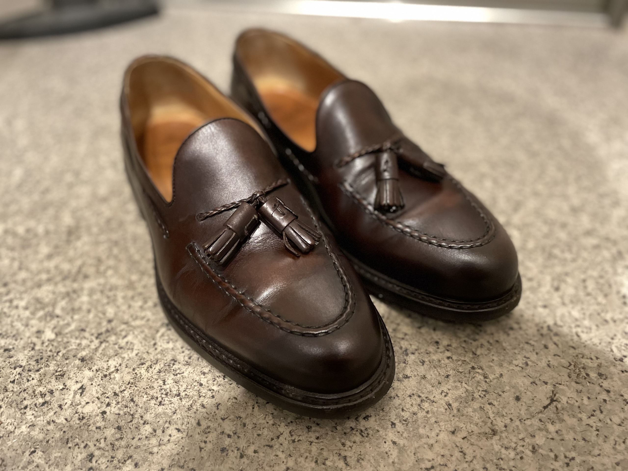 Berwick 1707】「バーウィック 4340 」タッセルローファー（ダーク